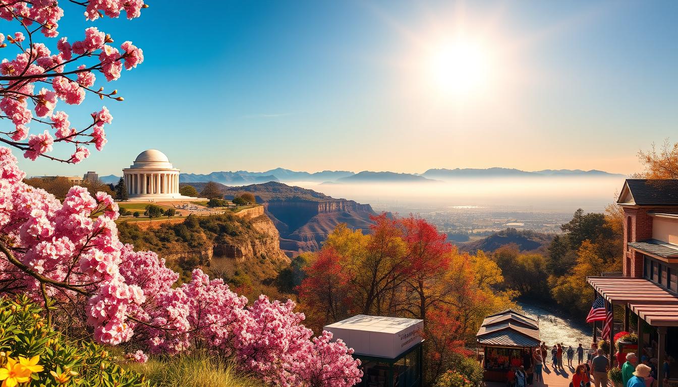 best places to visit in april usa