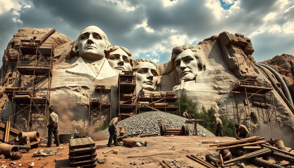 Mount Rushmore Construction History